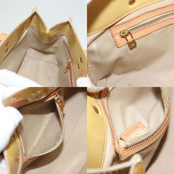 LOUIS VUITTON Monogram Vernis Reade PM Hand Bag Beige M91334 - Picture 12 of 12